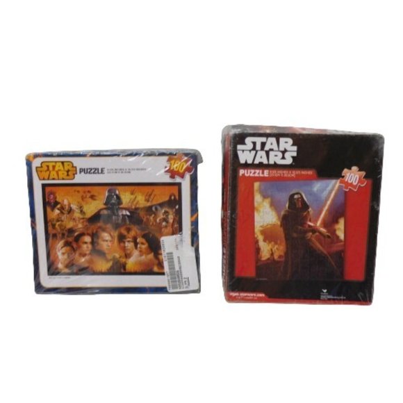 Cardinal Disney Star Wars 100 Piece Jigsaw Puzzle (SEALED) Lot of 2 (New) - Picture 2 of 6